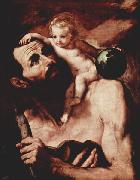 Jose de Ribera Christophorus mit dem Jesuskind oil painting